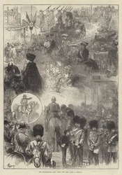 The Thanksgiving Day, what was seen from a Window